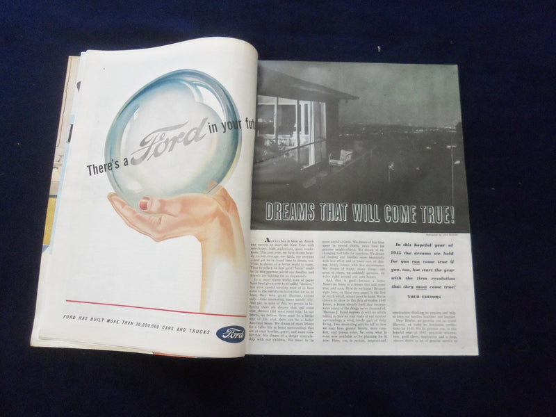 1945 JANUARY THE AMERICAN HOME MAGAZINE - DREAMS THAT WILL COME TRUE - SP 6118M