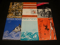 1957 OPERA NEWS MAGAZINE LOT OF 22 DIFFERENT ISSUES - O 2805F