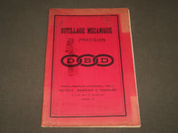 1923 DUTRUT BERNIER & DESRUES OUTILLAGE MECANIQUE FRENCH CATALOGUE - FR 351