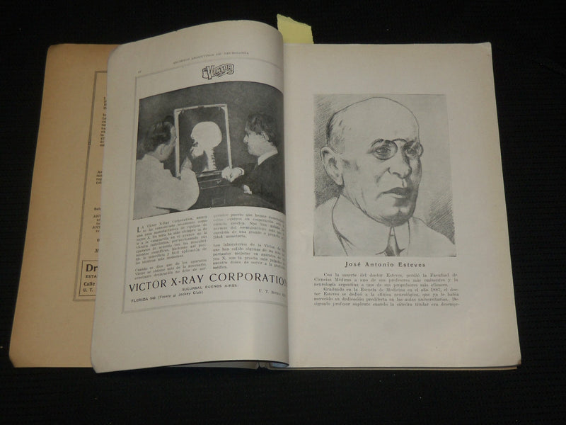 1927-1935 ARCHIVES ARGENTINOS DE NEUROLOGIA SPANISH MAGAZINES LOT OF 5 - WR 505E