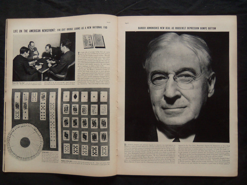 1938 MARCH 14 LIFE MAGAZINE - JANE FROMAN AT RADIO REHERSAL - L 69