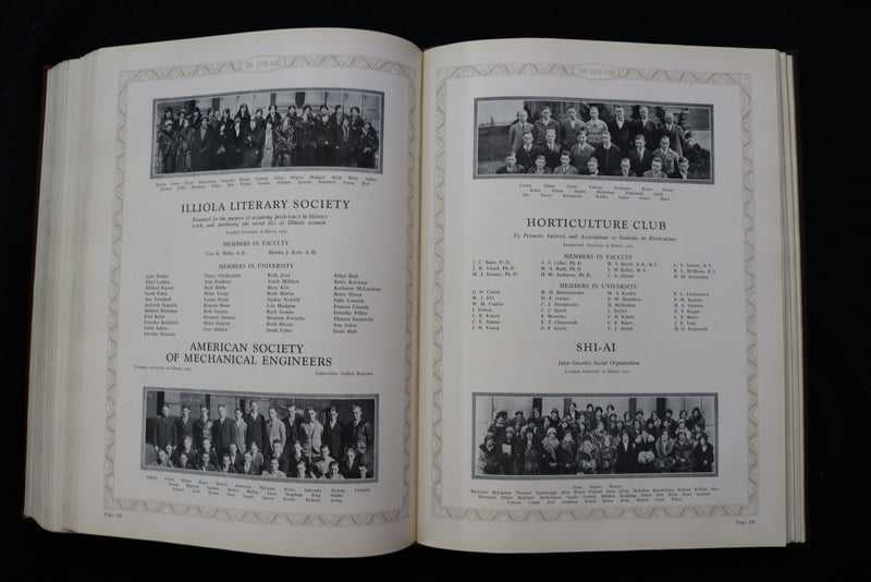 1928 THE ILLIO UNIVERSITY OF ILLINOIS YEARBOOK - URBANA-CHAMPAIGN, IL - YB 3533