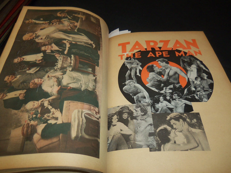 1930'S HOLLYWOOD MOVIE STAR SCRAPBOOK - JEAN HARLOW - HEPBURN - 22A