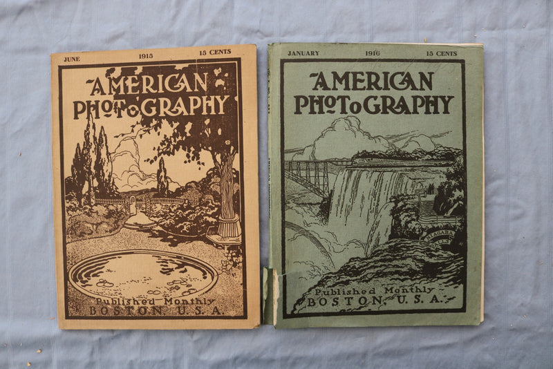 1915-1931 AMERICAN PHOTOGRAPHY MAGAZINE - LOT OF 10 - O 3835