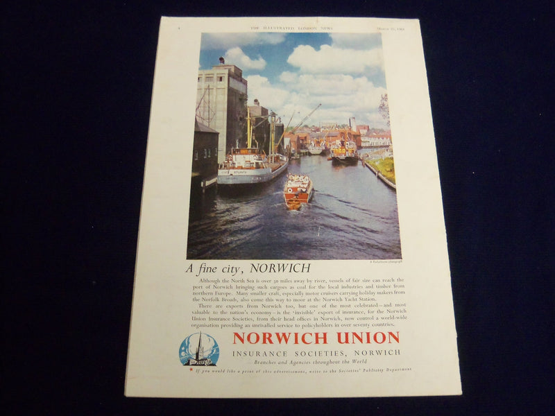 1961 MARCH 25 ILLUSTRATED LONDON NEWS MAGAZINE - DR. VERWOERD - E 8082