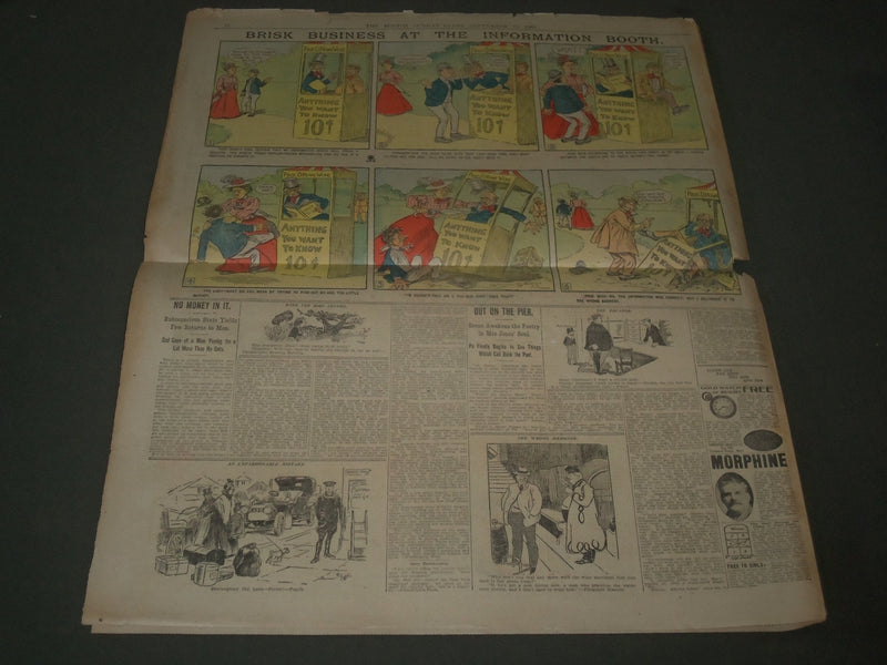1905 SEPT 10 SUNDAY BOSTON GLOBE SUPPLEMENT PART 2 - COLOR COMICS - NP 2770