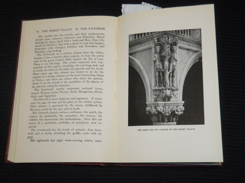 1927 A WANDERER IN VENICE HARDCOVER BOOK BY E. V. LUCAS - KD 9401