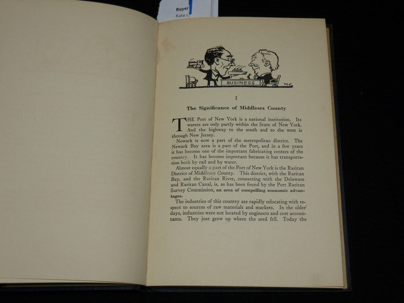 1926 CONSIDER MIDDLESEX COUNTY HARDCOVER BOOK BY SAMUEL CROWTHER - KD 7370