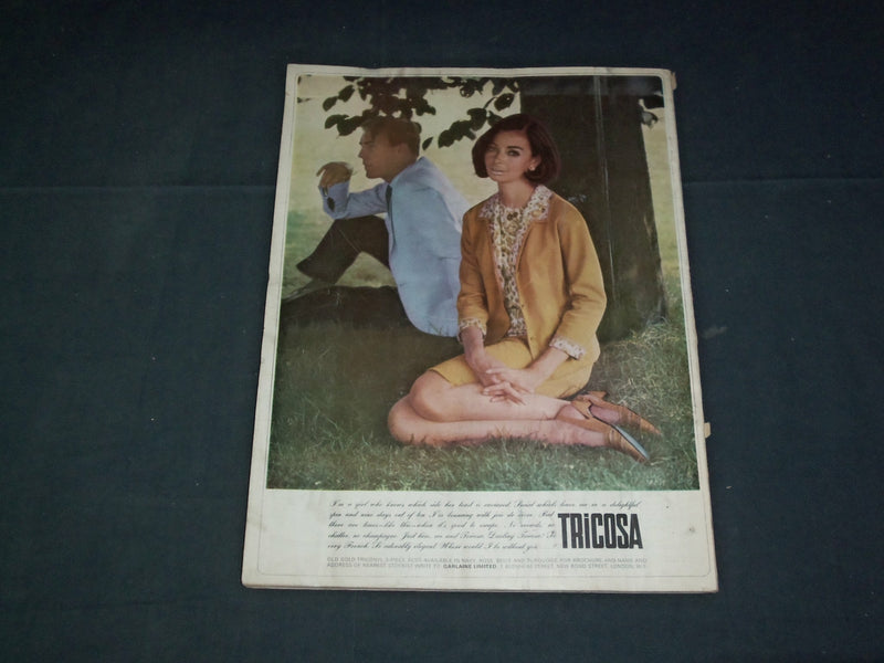 1965 FEBRUARY VOGUE MAGAZINE - SUE MURRAY COVER - BRITISH EDITION - B 5221