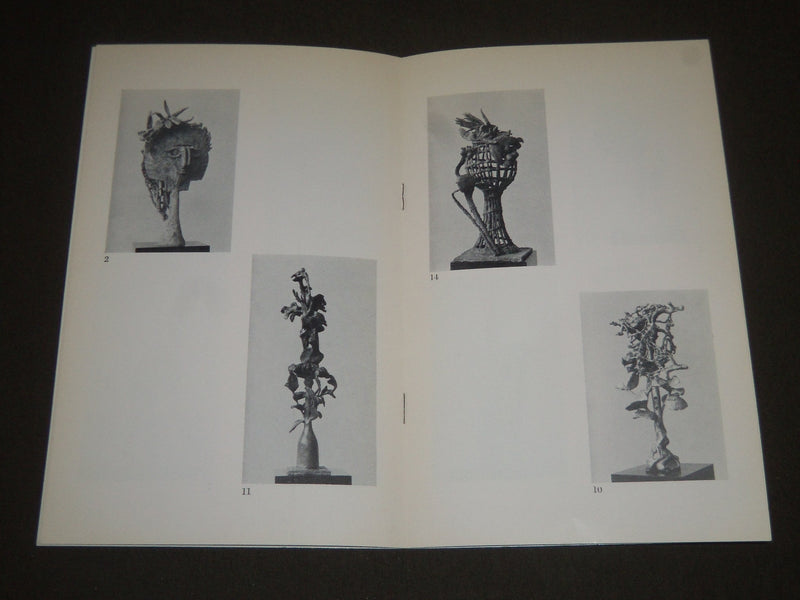 1959 NOV 10-DEC 5 JACQUES LIPCHITZ EXHIBITION SOFTCOVER BOOK - J 2281