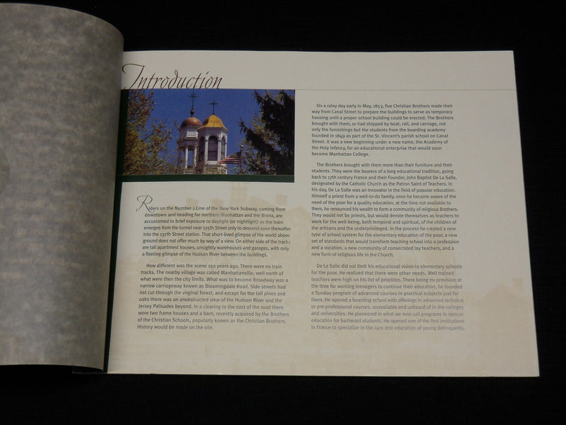 2003 MANHATTAN COLLEGE 150 YEARS OF EXCELLENCE SOFTCOVER BOOK - J 6899