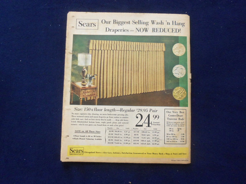 1966 MARCH 6 CHICAGO TRIBUNE MAGAZINE SECTION - THE RESTLESS SAILORS - NP 6384