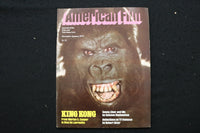 1976/1977 DEC/JAN AMERICAN FILM MAGAZINE - KING KONG COVER - E 25436