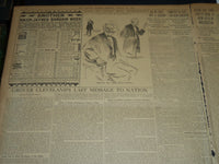 1908 AUGUST 30 THE BOSTON HERALD - CLEVELAND'S LAST MESSAGE TO NATION - BH 302