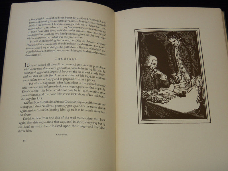 1925 A SENTIMENTAL JOURNEY THROUGH FRANCE & ITALY BOOK BY STERNE - KD 7873