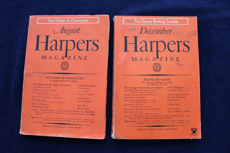 1933-1935 HARPER'S MAGAZINE - LOT OF 11 - O 3426