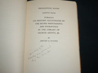1938 GEORGE ARENTS JR. TOBACCO BOOKS & MANUSCRIPTS COLLECTION - J 6751
