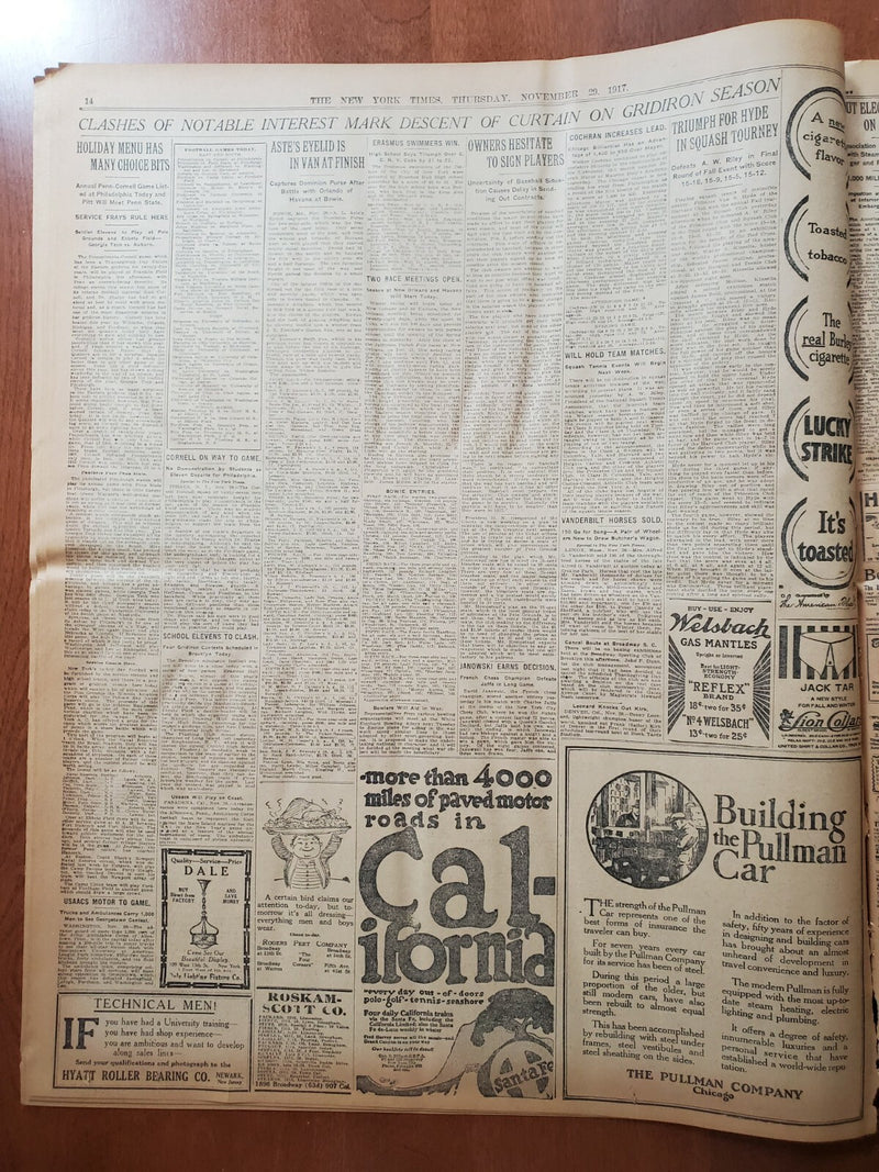 1917 NOVEMBER 29 NEW YORK TIMES - GERMANS WELCOME LENINE'S ENVOYS - NT 8073