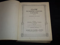 1929 CLOW PLUMBING FIXTURES CATALOG NO. 50 - GENERAL EDITION - KD 3911A