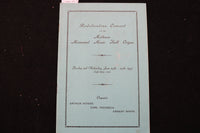 1947 JUNE 24-25 METHUEN MEMORIAL MUSIC HALL ORGAN CONCERT PROGRAM - K 2461