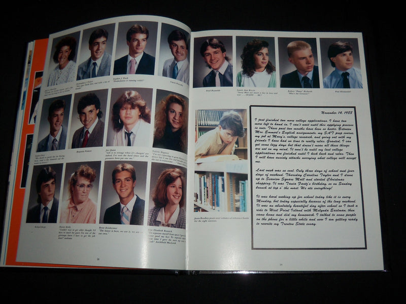 1989 TOMS RIVER HIGH SCHOOL NORTH YEARBOOK - TOMS RIVER, NJ - YB 2321
