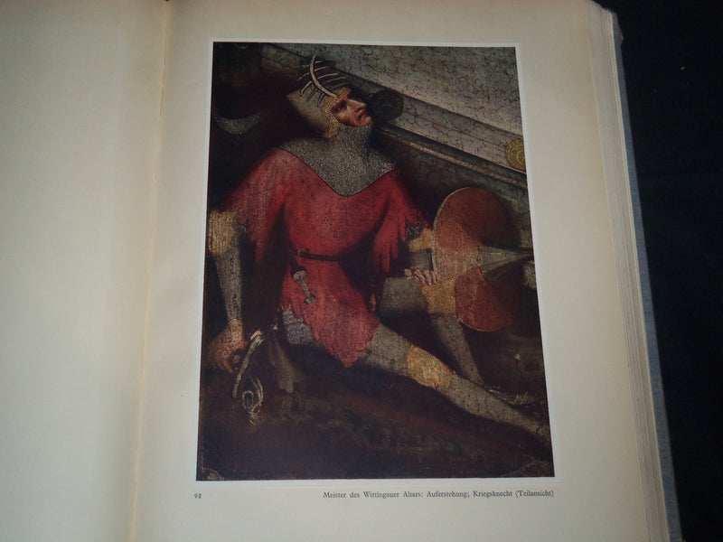 1939 GOTHISCHE MALEREI IN BOHMEN VOLUME BY DR. ANTONIN MATEJCEK - PLATES - Z 92