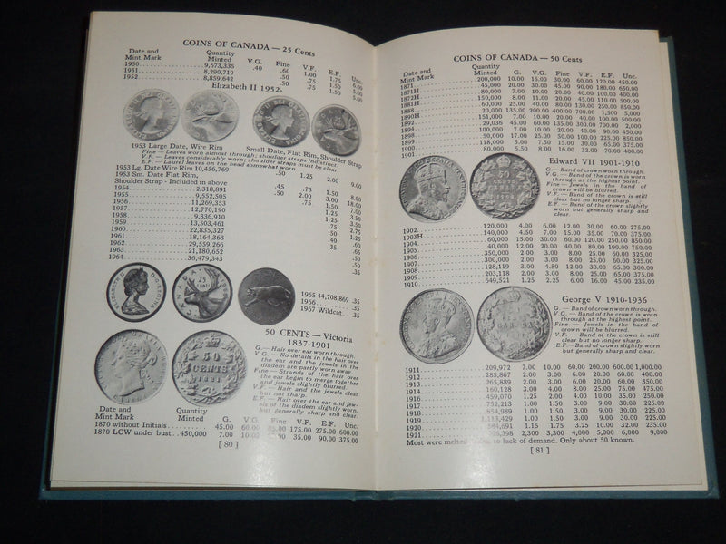 1967 STANDARD CATALOGUE OF CANADIAN COINS TOKENS PAPER - 15TH EDITION - KD 4351K