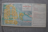 1964 HAMMOND ROAD ATLAS OF THE UNITED STATES - WORLD'S FAIR EDITION - K 3458