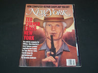 1996 DECEMBER 9 NEW YORK MAGAZINE - TED TURNER TAKES NEW YORK - SP 5961