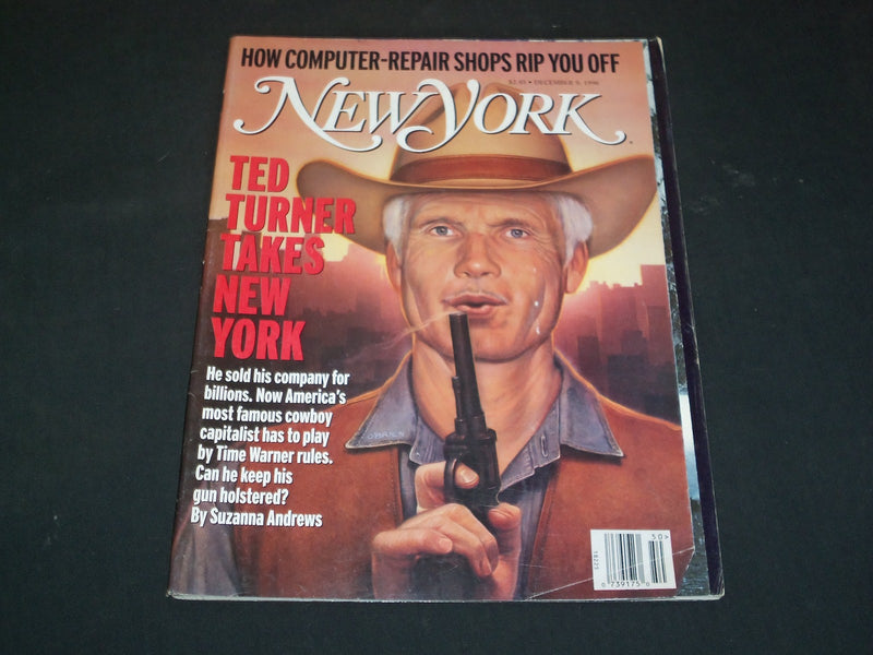 1996 DECEMBER 9 NEW YORK MAGAZINE - TED TURNER TAKES NEW YORK - SP 5961