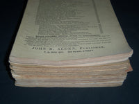 1885 THE LIBRARY MAGAZINE LOT OF 13 ISSUES - COMPLETE YEAR - NEW YORK - WR 684