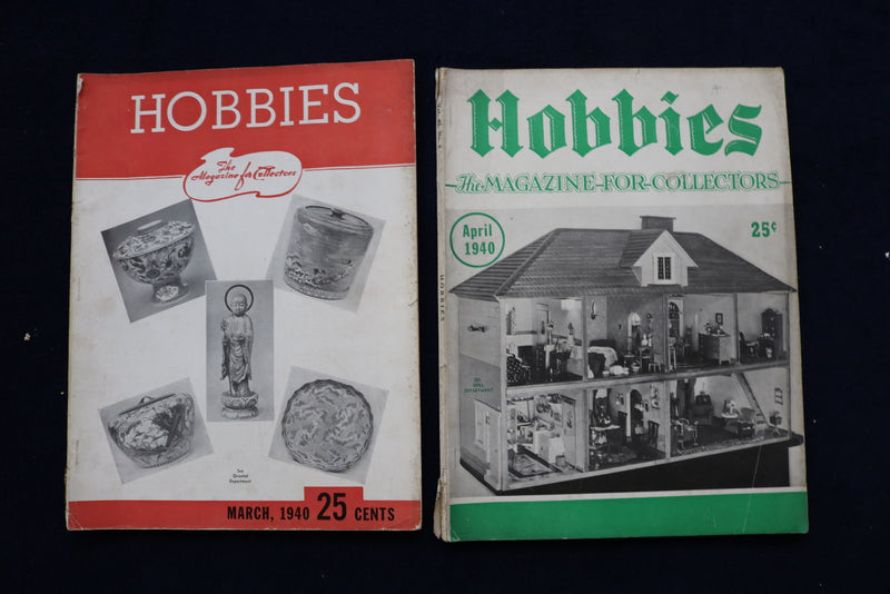 1940-1943 HOBBIES MAGAZINE - LOT OF 9 - O 3575