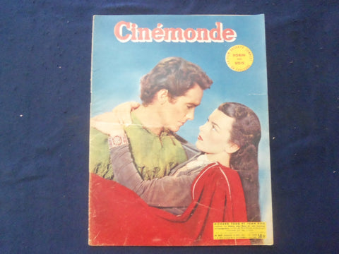 1952 SEPTEMBER 26 CINEMONDE MAGAZINE - RICHARD TODD & JOAN RICE COVER - SP 4868N