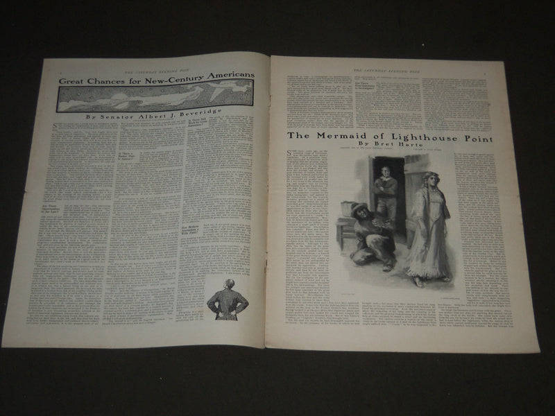 1900 SEPT 22 THE SATURDAY EVENING POST MAGAZINE - ILLUSTRATED COVER - SP 602