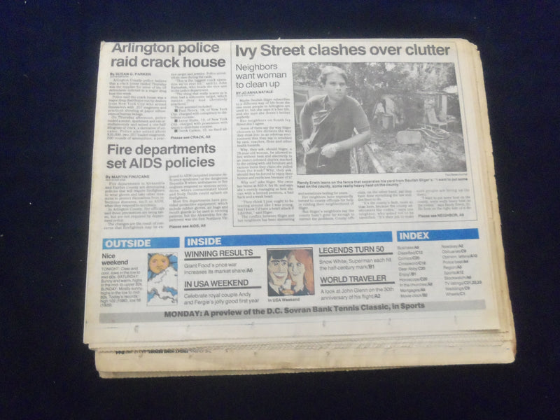 1987 JULY 17 THE ARLINGTON (VIRGINIA) JOURNAL NEWSPAPER- HUSBAND GUILTY- NP 6107