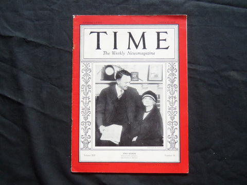 1928 OCTOBER 15 TIME MAGAZINE - GOVENOR HARRY F. BYRD - T 179