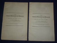 1868 THE HISTORICAL MONUMENTS & MEMORIALS OF STATE OF NEW YORK - J 4593