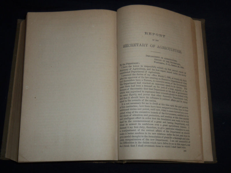 1890 ABRIDGEMENT MESSAGE - PRESIDENT OF UNITED STATES BOOK BY MICHAEL - KD 5980V