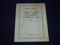 1928 DECEMBER 31 GREAT LAKES STEAMSHIP COMPANY ANNUAL REPORT - J 4472