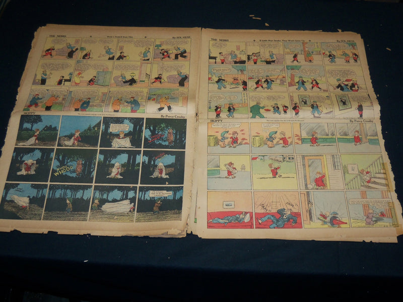 1928-1932 ST. LOUIS POST DISPATCH COLOR COMIC FRONT PAGES LOT OF 29 - NTL 82J