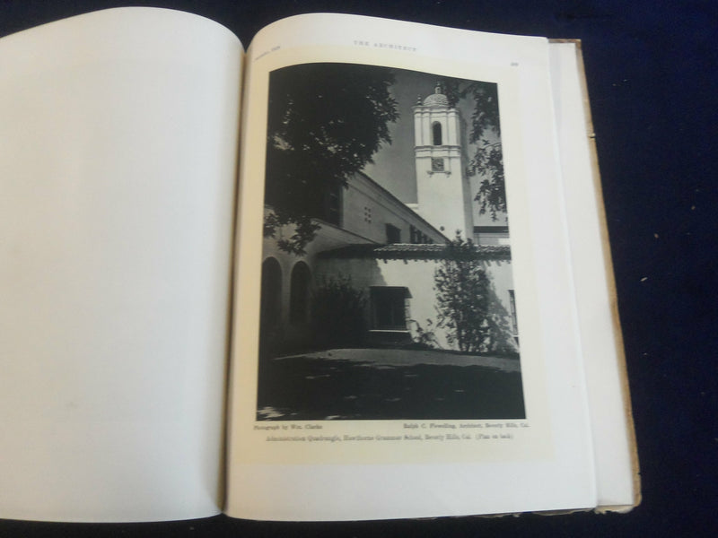 1929 DECEMBER THE ARCHITECT MAGAZINE - NICE COVER, MANY PLATES & PHOTOS- ST 7275