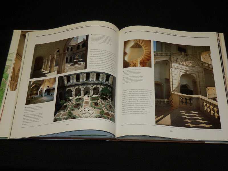 1996 ABBAZIE E MONASTERI D'ITALIA HARDCOVER BOOK - ITALIAN TEXT - R 718F