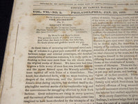 1830-1831 HAZARD'S THE REGISTER OF PENNSYLVANIA MAGAZINES LOT OF 42 - O 1797