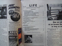 1942 FEBRUARY 16 LIFE MAGAZINE - SINGER AND SOLDIER - L 274