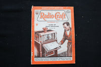 1934 APRIL RADIO-CRAFT MAGAZINE - RADIO SET PRINTS NEWSPAPER COVER - E 10558