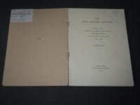 1914 THE JOHN BOGART LETTERS BOOK PUBLISHED BY RUTGERS COLLEGE - J 3179