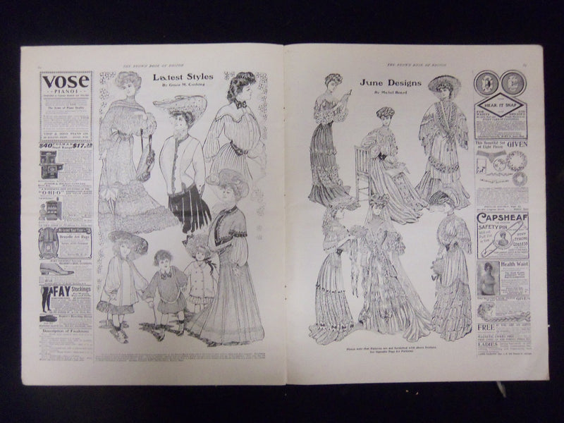 1904 JUNE THE BROWN BOOK OF BOSTON MAGAZINE - ILLUS COVER & STORIES - ST 3254