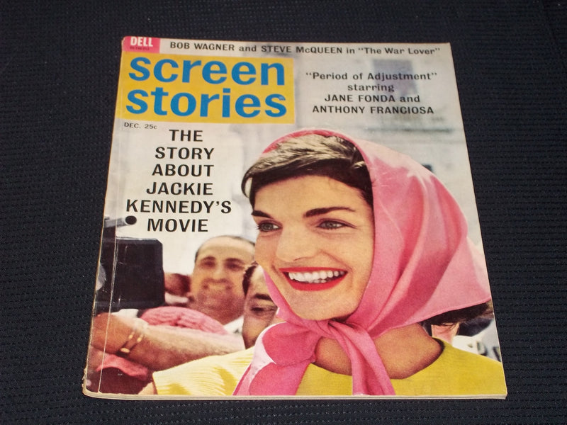 1962 DECEMBER SCREEN STORIES MAGAZINE - JACKIE KENNEDY FRONT COVER - E 14443