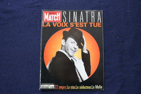 1998 MAY 28 PARIS MATCH MAGAZINE - FRANK SINATRA COVER - E 23585