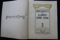 1918 UNIVERSITY OF ILLINOIS SONG BOOK - HARDCOVER BOOK - KD 9542